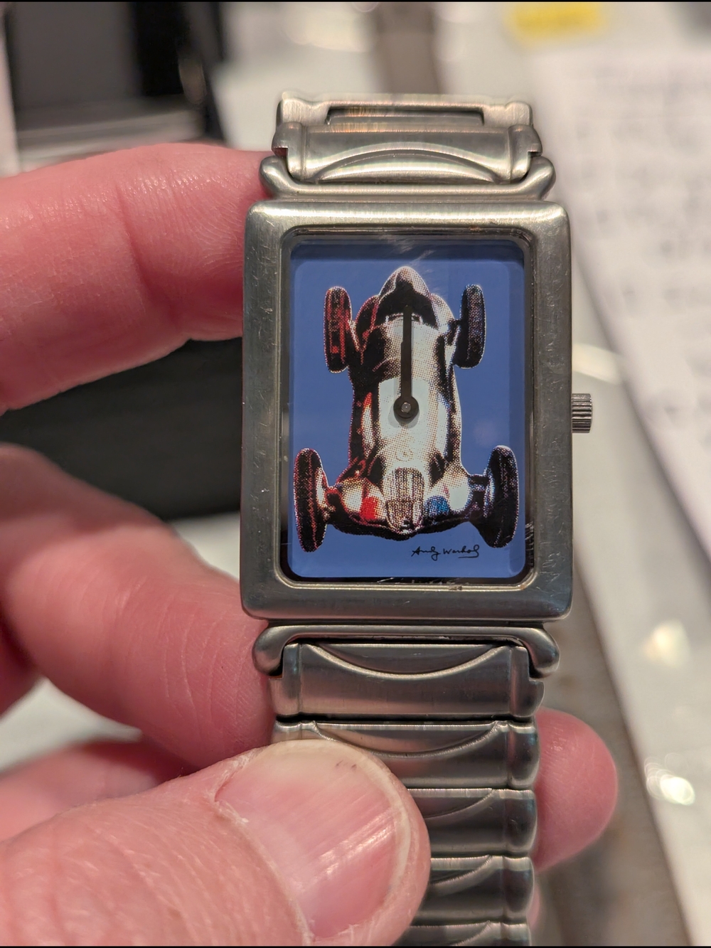 Rare Mercedes-Benz & Andy Warhol Grand Prix Collab Zitura Watch